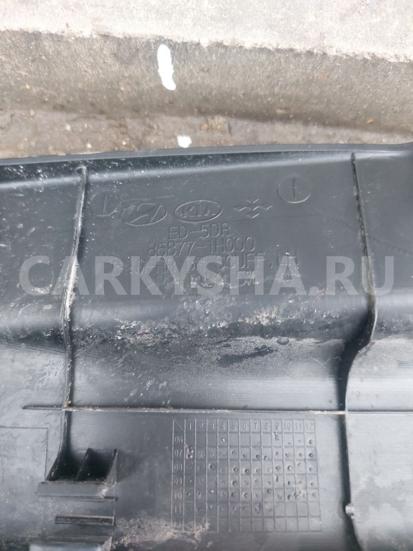 Накладка порога задняя левая Kia Ceed ED Kia Cee'd оригинальный номер 858751H000EQ