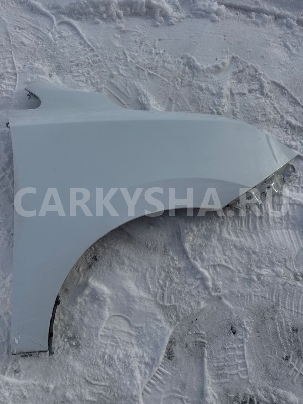 Крыло переднее правое Hyundai IX35 белое оригинал Hyundai ix35 оригинальный номер 663212S000