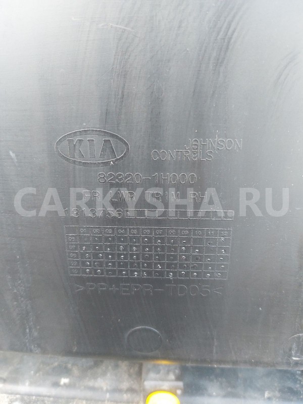 Обшивка двери передняя правая Kia Ceed ED Kia Cee'd оригинальный номер 823021H200AL4